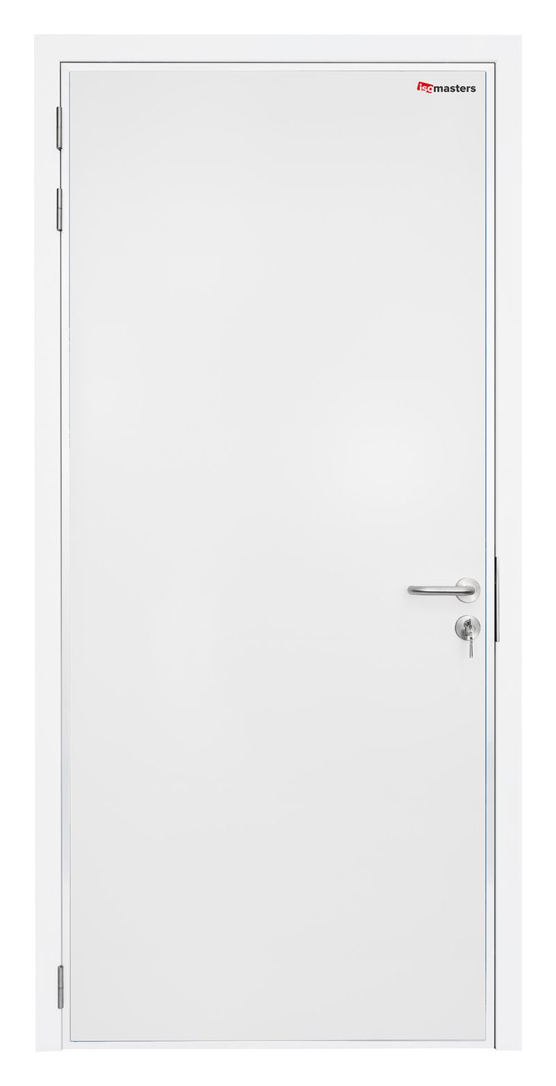 Porte de service simple battant SMART RAL9010 GAUCHE - 1000x2100mm