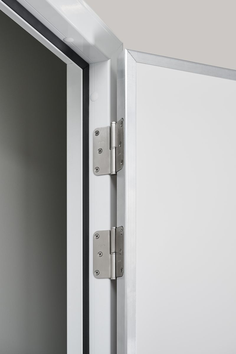 Porte de service simple battant SMART RAL9010 DROITE - 0700x2100mm