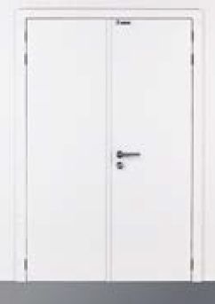 Porte de service double battant SMART RAL9010 - 1400x2100mm