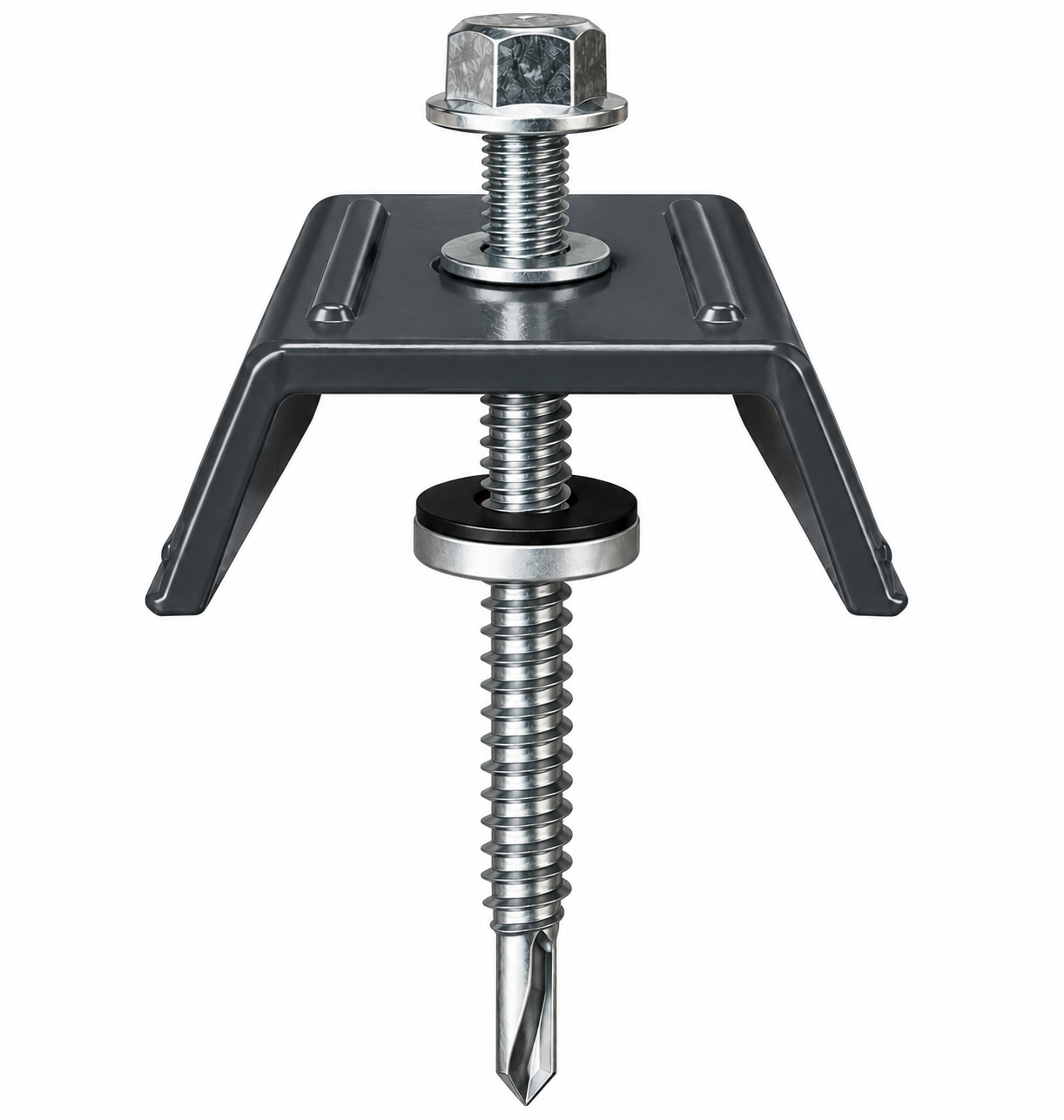 Vis option: Cavalier pan. toiture 7016 (100pc)
