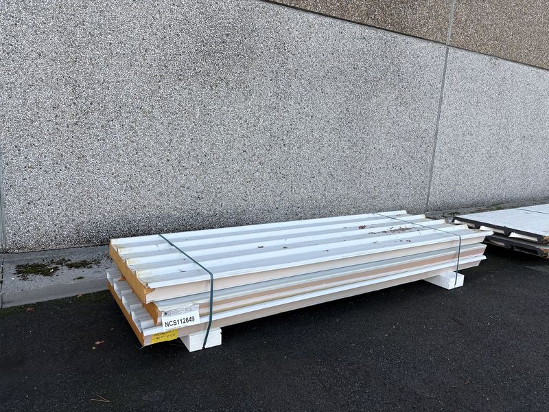 Panneaux de toiture DAK4 ECO 100 mm RAL 9002 - 3 longueurs 3000 mm (NCS112649)