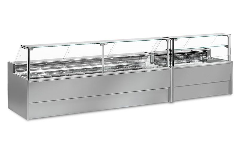 Vitrine réfrigérée PORTHOS 2500 ventilé avec réserve (PL2)